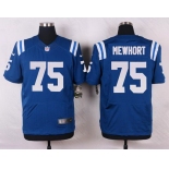 Men's Indianapolis Colts #75 Jack Mewhort Royal Blue Team Color NFL Nike Elite Jersey