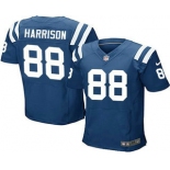 Men's Indianapolis Colts #88 Marvin Harrison Royal Blue Team Color NFL Nike Elite Jersey