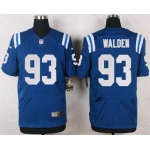 Men's Indianapolis Colts #93 Erik Walden Royal Blue Team Color NFL Nike Elite Jersey