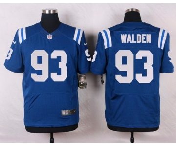 Men's Indianapolis Colts #93 Erik Walden Royal Blue Team Color NFL Nike Elite Jersey