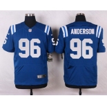 Men's Indianapolis Colts #96 Henry Anderson Royal Blue Team Color NFL Nike Elite Jersey