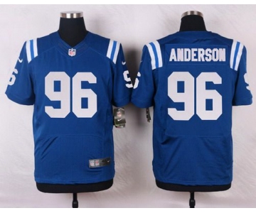 Men's Indianapolis Colts #96 Henry Anderson Royal Blue Team Color NFL Nike Elite Jersey