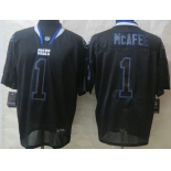 Nike Indianapolis Colts #1 Pat McAfee Lights Out Black Elite Jersey