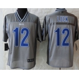 Nike Indianapolis Colts #12 Andrew Luck 2013 Gray Vapor Elite Jersey