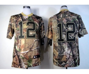 Nike Indianapolis Colts #12 Andrew Luck Realtree Camo Elite Jersey