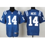 Nike Indianapolis Colts #14 Hakeem Nicks Blue Elite Jersey