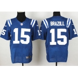 Nike Indianapolis Colts #15 LaVon Brazill Blue Elite Jersey