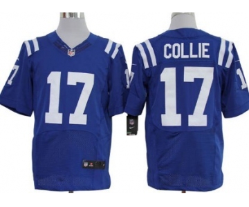 Nike Indianapolis Colts #17 Austin Collie Blue Elite Jersey