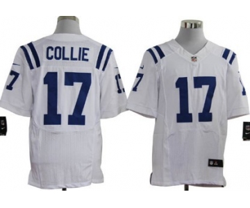 Nike Indianapolis Colts #17 Austin Collie White Elite Jersey