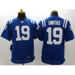 Nike Indianapolis Colts #19 Johnny Unitas Blue Elite Jersey