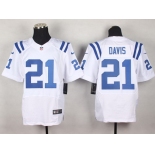 Nike Indianapolis Colts #21 Vontae Davis White Elite Jersey