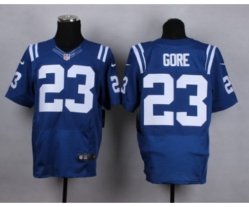 Nike Indianapolis Colts #23 Frank Gore Blue Elite Jersey