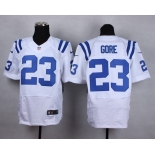 Nike Indianapolis Colts #23 Frank Gore White Elite Jersey