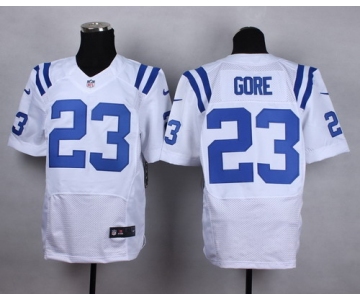 Nike Indianapolis Colts #23 Frank Gore White Elite Jersey