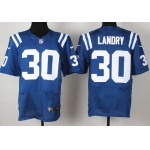 Nike Indianapolis Colts #30 LaRon Landry Blue Elite Jersey