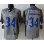 Nike Indianapolis Colts #34 Trent Richardson 2013 Gray Vapor Elite Jersey