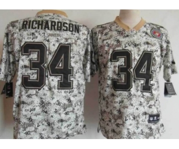 Nike Indianapolis Colts #34 Trent Richardson 2013 USMC Camo Elite Jersey