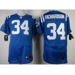 Nike Indianapolis Colts #34 Trent Richardson Blue Elite Jersey