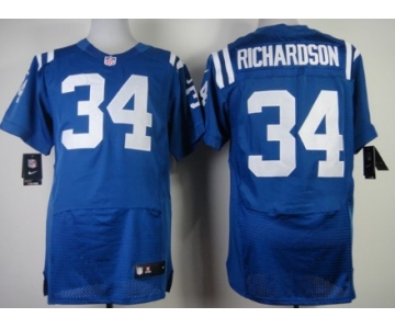 Nike Indianapolis Colts #34 Trent Richardson Blue Elite Jersey