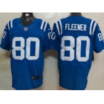 Nike Indianapolis Colts #80 Coby Fleener Blue Elite Jersey