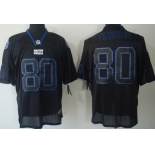 Nike Indianapolis Colts #80 Coby Fleener Lights Out Black Elite Jersey