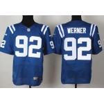 Nike Indianapolis Colts #92 Bjorn Werner Blue Elite Jersey