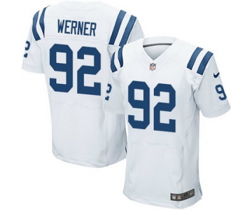 Nike Indianapolis Colts #92 Bjorn Werner White Elite Jersey