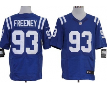 Nike Indianapolis Colts #93 Dwight Freeney Blue Elite Jersey