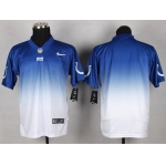 Nike Indianapolis Colts Blank Blue/White Fadeaway Elite Jersey