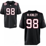 Men's 2017 NFL Draft Atlanta Falcons #98 Takkarist McKinley Black Alternate Stitched NFL Nike Elite Jersey