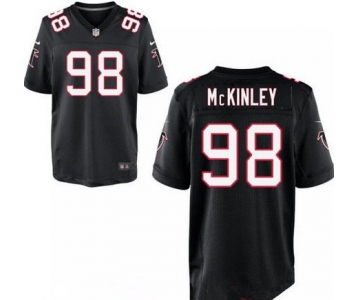 Men's 2017 NFL Draft Atlanta Falcons #98 Takkarist McKinley Black Alternate Stitched NFL Nike Elite Jersey