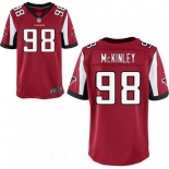 Men's 2017 NFL Draft Atlanta Falcons #98 Takkarist McKinley Red Team Color Stitched NFL Nike Elite Jersey