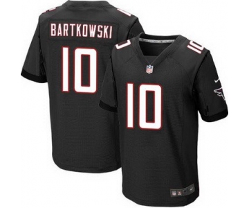 Men's Atlanta Falcons #10 Steve Bartkowski Black Retired Player NFL Nike Elite Jersey