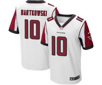 Men's Atlanta Falcons #10 Steve Bartkowski White Retired Player NFL Nike Elite Jersey