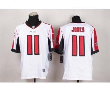 Men's Atlanta Falcons #11 Julio Jones Nike White Elite Jersey