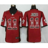 Men's Atlanta Falcons #11 Julio Jones Red Strobe 2015 NFL Nike Fashion Jersey