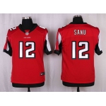 Men's Atlanta Falcons #12 Mohamed Sanu Red Team Color NFL Nike Elite Jersey