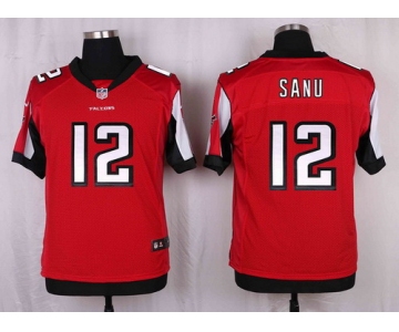 Men's Atlanta Falcons #12 Mohamed Sanu Red Team Color NFL Nike Elite Jersey