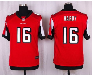 Men's Atlanta Falcons #16 Justin Hardy Red Team Color NFL Nike Elite Jersey