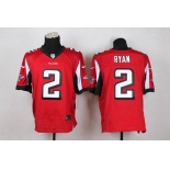 Men's Atlanta Falcons #2 Matt Ryan Nike Red Elite Jersey