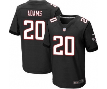 Men's Atlanta Falcons #20 Phillip Adams Black Alternate NFL Nike Elite Jersey