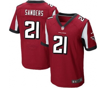 Men's Atlanta Falcons #21 Deion Sanders Red Retired Player NFL Nike Elite Jersey