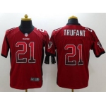 Men's Atlanta Falcons #21 Desmond Trufant Nike Drift Fashion Red Elite Jersey