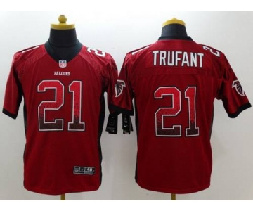 Men's Atlanta Falcons #21 Desmond Trufant Nike Drift Fashion Red Elite Jersey