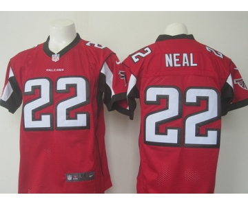 Men's Atlanta Falcons #22 Keanu Neal Red Team Color NFL Nike Elite Jersey