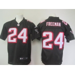 Men's Atlanta Falcons #24 Devonta Freeman Black Alternate NFL Nike Elite Jersey