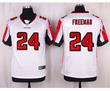 Men's Atlanta Falcons #24 Devonta Freeman White Road NFL Nike Elite Jersey