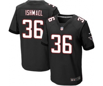 Men's Atlanta Falcons #36 Kemal Ishmael Black Alternate NFL Nike Elite Jersey