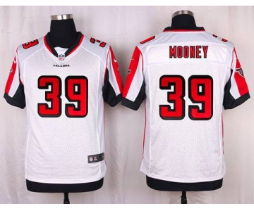 Men's Atlanta Falcons #39 Collin Mooney White Road NFL Nike Elite Jersey