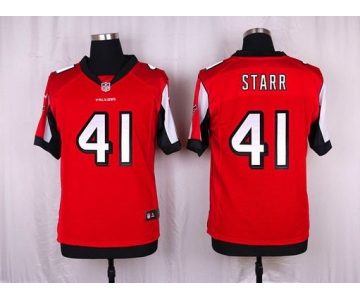 Men's Atlanta Falcons #41 Tyler Starr Red Team Color NFL Nike Elite Jersey